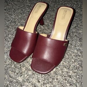Michael Kors Burgundy heels